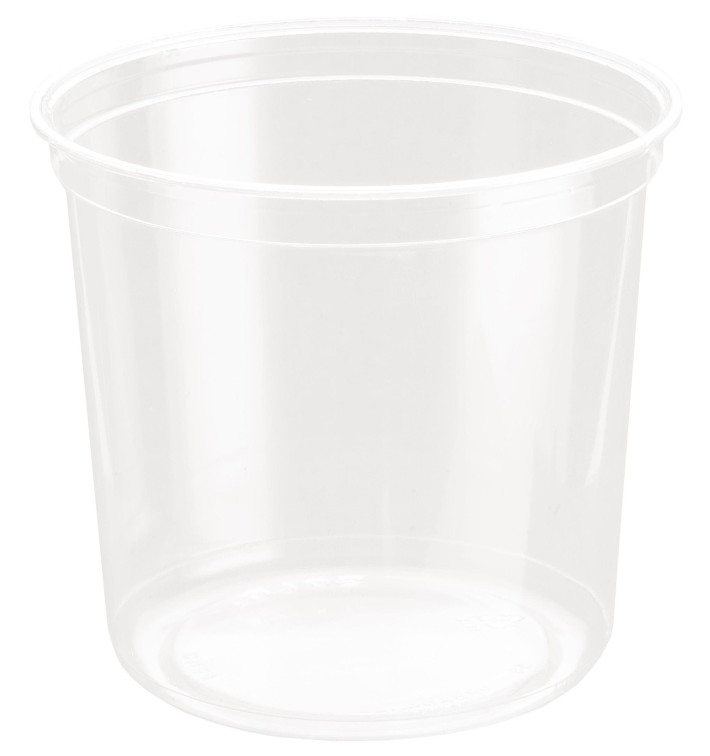 Behälter aus Plastik rPET DeliGourmet 24 oz/710ml (50 Stück) Behälter aus Plastik rPET DeliGourmet 24 oz/710ml (50 Stück)
