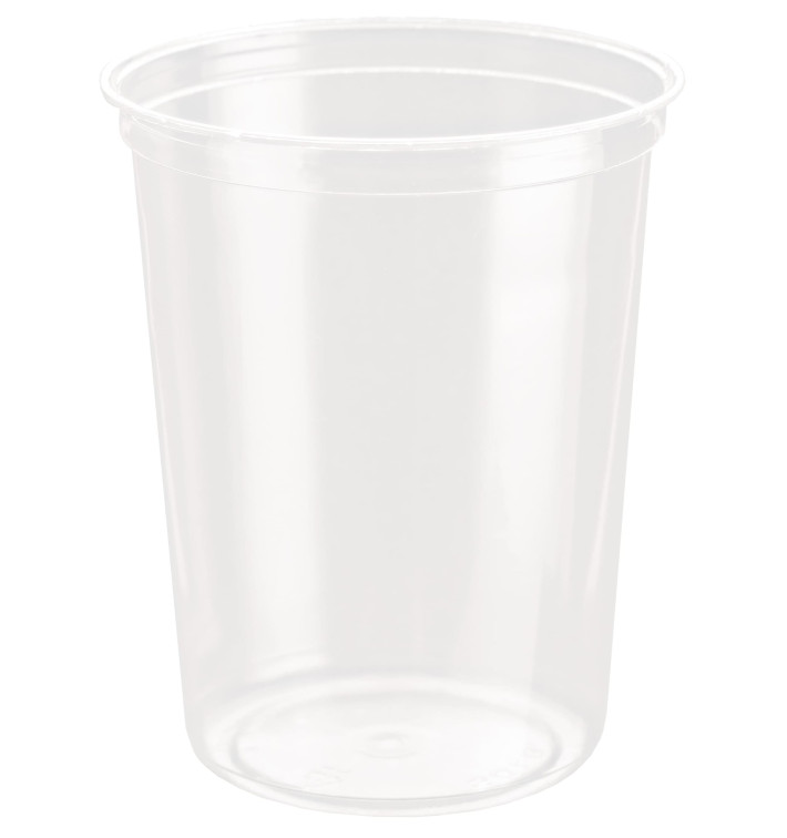 Behälter aus Plastik rPET DeliGourmet 32oz/946ml (50 Stück) Behälter aus Plastik rPET DeliGourmet 32oz/946ml (50 Stück)