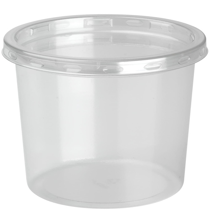 Behälter aus Plastik rPET DeliLite mit Deckel 13,2 Oz/374ml (50 Stück) Behälter aus Plastik rPET DeliLite mit Deckel 13,2 Oz/374ml (50 Stück)