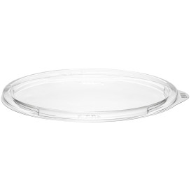 Plastikdeckel Flach PET für Schale Transp. Ø150mm (63 Stück)