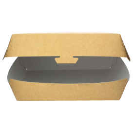 Verpackung für Sandwich Kraft 20x10x4cm (25 Stück)