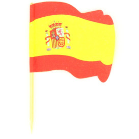 Holzspieße Flagge "Spanien" 65mm (14.400 Einh.)