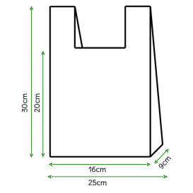 Hemdchenbeutel weiß 25x30cm (8000 Stück)
