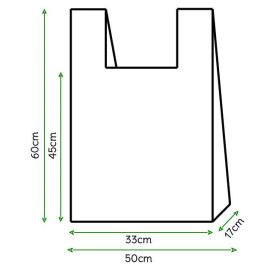 Hemdchenbeutel weiß 50x60cm (100 Stück)