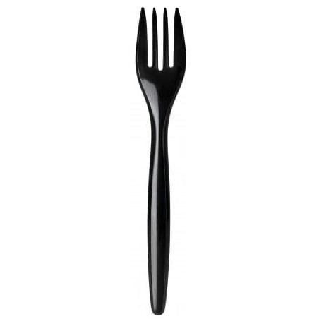 Plastikgabel "Luxury" schwarz 175mm (2.000 Stück)