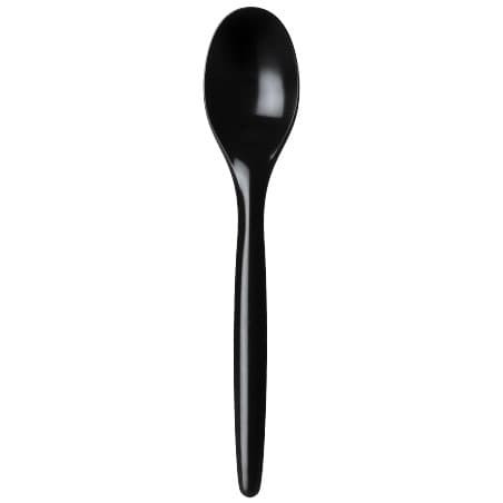 Plastiklöffel "Luxury" schwarz 175mm (100 Stück)