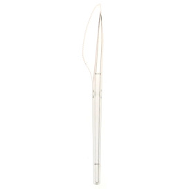 Plastikmesser PS Transparent 170mm (100 Stück)