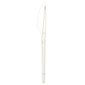 Plastikmesser PS Transparent 170mm (100 Stück)