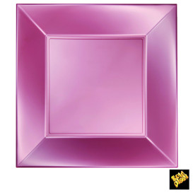 Plastikteller Flach Rosa Nice Pearl PP 290mm (12 Stück)