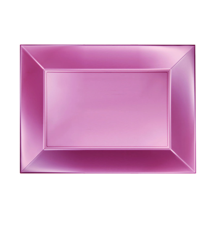 Plastiktablett Rosa Nice Pearl PP 280x190mm (12 Stück) Plastiktablett Rosa Nice Pearl PP 280x190mm (12 Stück)