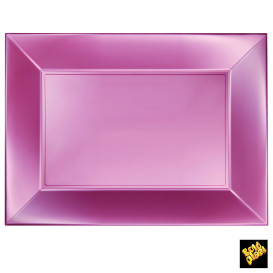 Plastiktablett Rosa Nice Pearl PP 345x230mm (6 Stück)