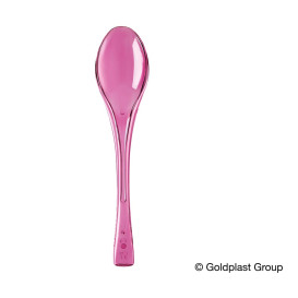 Plastiklöffel Fly Fuchsia Transparent 145mm (3000 Stück)
