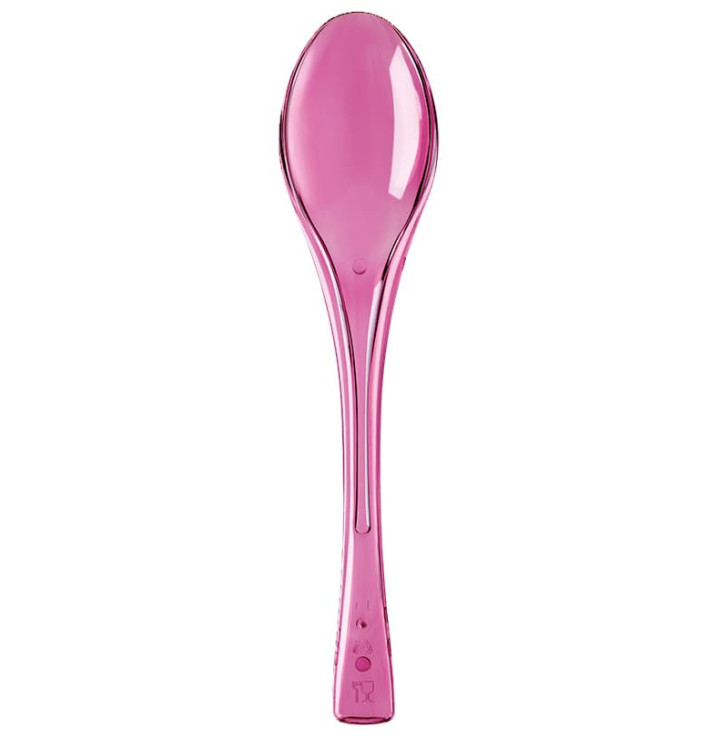 Plastiklöffel Fly Fuchsia Transparent 145mm (3000 Stück) Plastiklöffel Fly Fuchsia Transparent 145mm (3000 Stück)