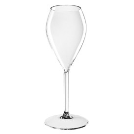 Sektflöte für Wein Wiederverwendbar PC Transp. Pearl 240ml (6 Stück)