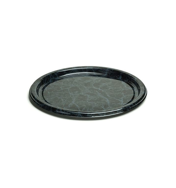 Plastikteller rund marmor 18cm (250 Stück) Plastikteller rund marmor 18cm (250 Stück)
