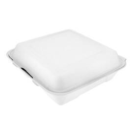 Menübox Zuckerrohr 235x235x78mm (50 Stück)