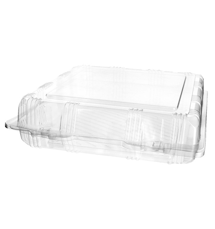 Klappbox PET für Gebäck 22x22x6cm (20 Stück) Klappbox PET für Gebäck 22x22x6cm (20 Stück)