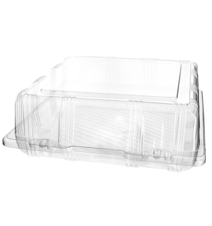 Klappbox PET für Gebäck 22x22x8cm (20 Stück) Klappbox PET für Gebäck 22x22x8cm (20 Stück)