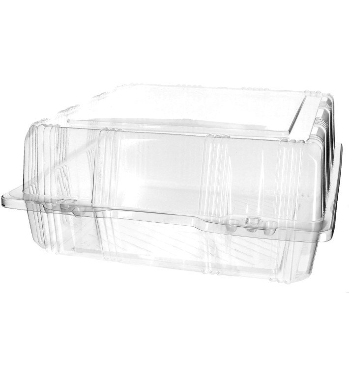 Klappbox Scharnier PET für Gebäck 22x22x10cm (220 Stück) Klappbox Scharnier PET für Gebäck 22x22x10cm (220 Stück)
