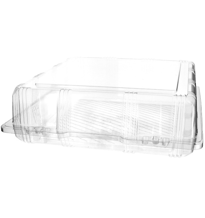 Klappbox PET für Gebäck 25x25x8cm (20 Stück) Klappbox PET für Gebäck 25x25x8cm (20 Stück)