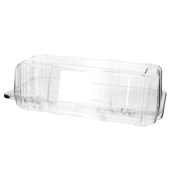 Klappbox Scharnier PET für Gebäck 24x10x8cm (220 Stück) Klappbox Scharnier PET für Gebäck 24x10x8cm (220 Stück)