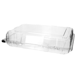 Klappbox PET für Gebäck 25x17x6cm (20 Stück)