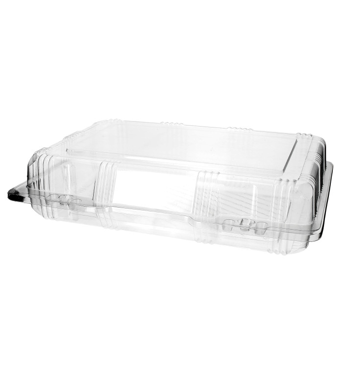 Klappbox PET für Gebäck 25x17x6cm (20 Stück)