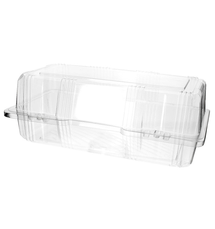 Klappbox PET für Gebäck 26x13x10cm (20 Stück) Klappbox PET für Gebäck 26x13x10cm (20 Stück)