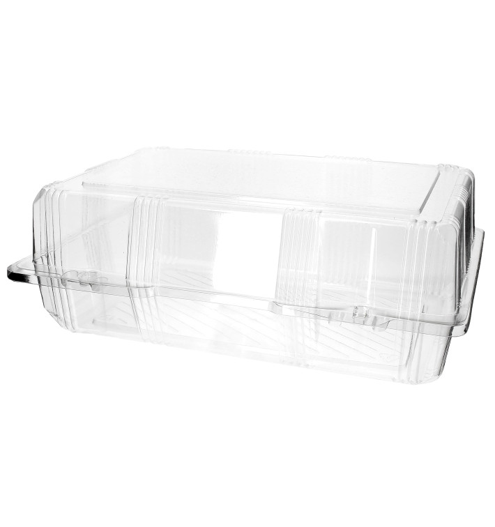 Klappbox Scharnier PET für Gebäck 28x18x10cm (220 Stück) Klappbox Scharnier PET für Gebäck 28x18x10cm (220 Stück)