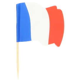 Holzspieße Flagge "Frankreich" 65mm (14.400 Einh.)