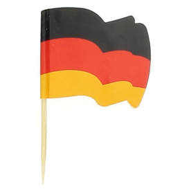 Holzspieße Flagge "Deutschland" 65mm (14.400 Einh.)