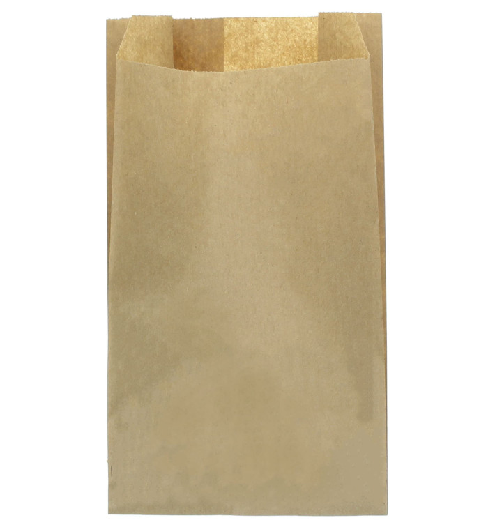 Papiertüten Kraft 12+6x20cm (250 Stück) Papiertüten Kraft 12+6x20cm (250 Stück)