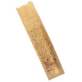 Papiertüten Kraft "Siega" 12+9x58cm (250 Stück)