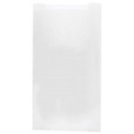 Papiertüten weiß 14+7x24cm (250 Stück)