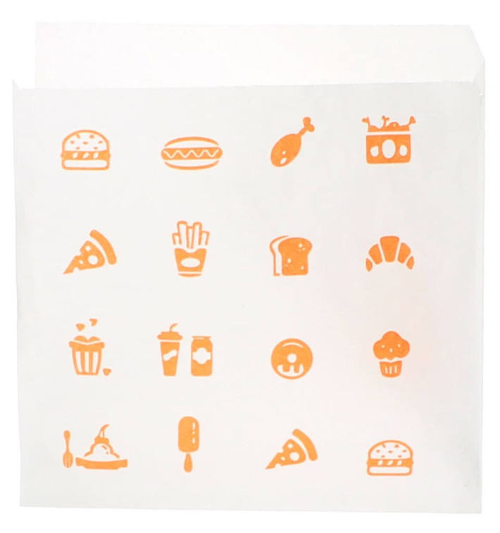Burgerpapier "Saky Food" offen 2S 15x15cm (250 Stück) Burgerpapier "Saky Food" offen 2S 15x15cm (250 Stück)