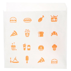 Burgerpapier "Saky Food" offen 2S 15x15cm (3.000 Stück)