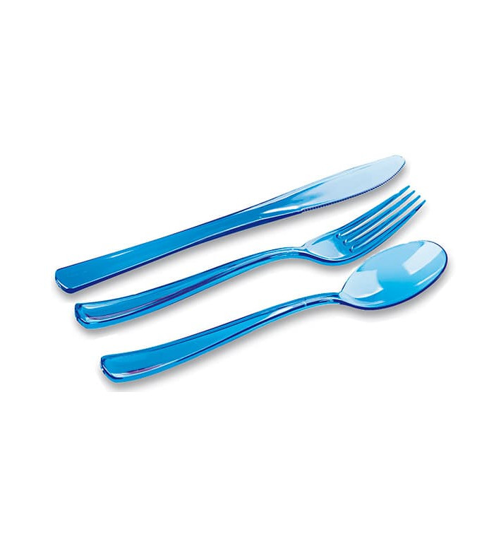 Besteckset Plastik 18-teilig türkis (20 Sets) Besteckset Plastik 18-teilig türkis (20 Sets)