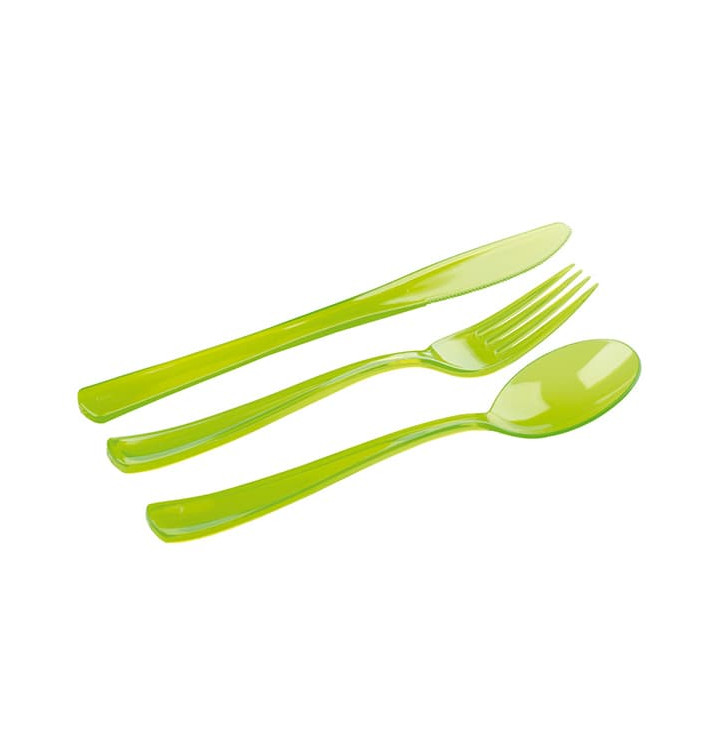 Besteckset Plastik 18-teilig grün (20 Sets) Besteckset Plastik 18-teilig grün (20 Sets)