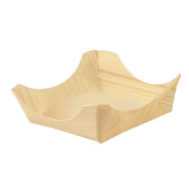 Schiffchen aus Birkenholz 75x75x30mm (100 Stück)