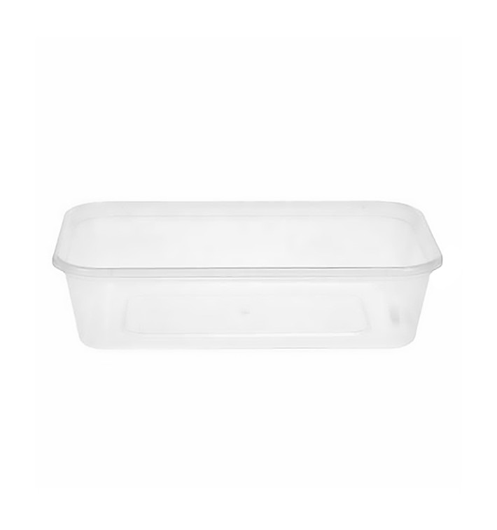 Plastikdose rechteckig PP 500ml (50 Stück) Plastikdose rechteckig PP 500ml (50 Stück)