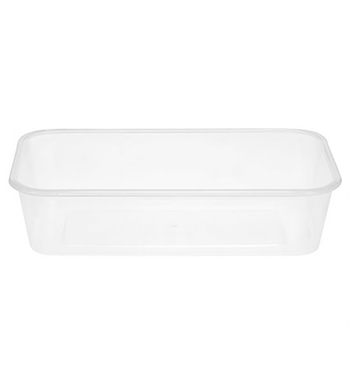 Plastikdose rechteckig PP 500ml (500 Stück) Plastikdose rechteckig PP 500ml (500 Stück)
