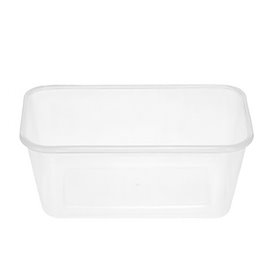 Plastikdose rechteckig PP 750ml (50 Stück)