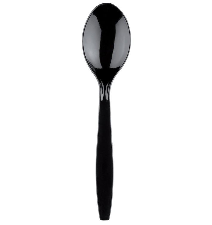 Plastiklöffel Premium PS Schwarz 190mm (1000 Stück) Plastiklöffel Premium PS Schwarz 190mm (1000 Stück)