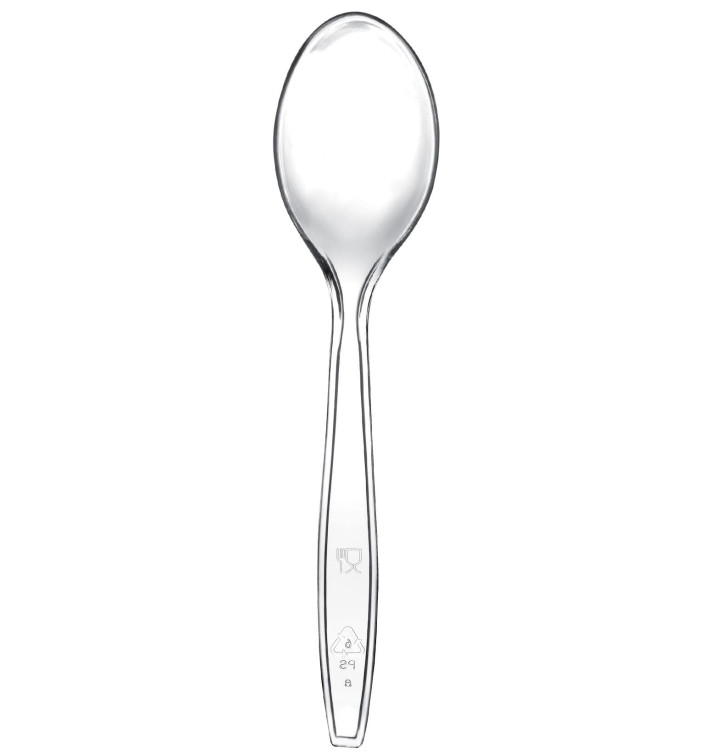 Plastiklöffel Premium PS Transparent 190mm (50 Stück) Plastiklöffel Premium PS Transparent 190mm (50 Stück)