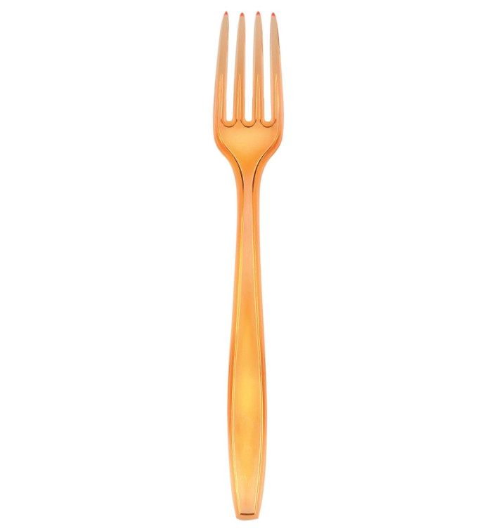 Plastikgabel PS Premium Orange 190mm (50 Stück) Plastikgabel PS Premium Orange 190mm (50 Stück)