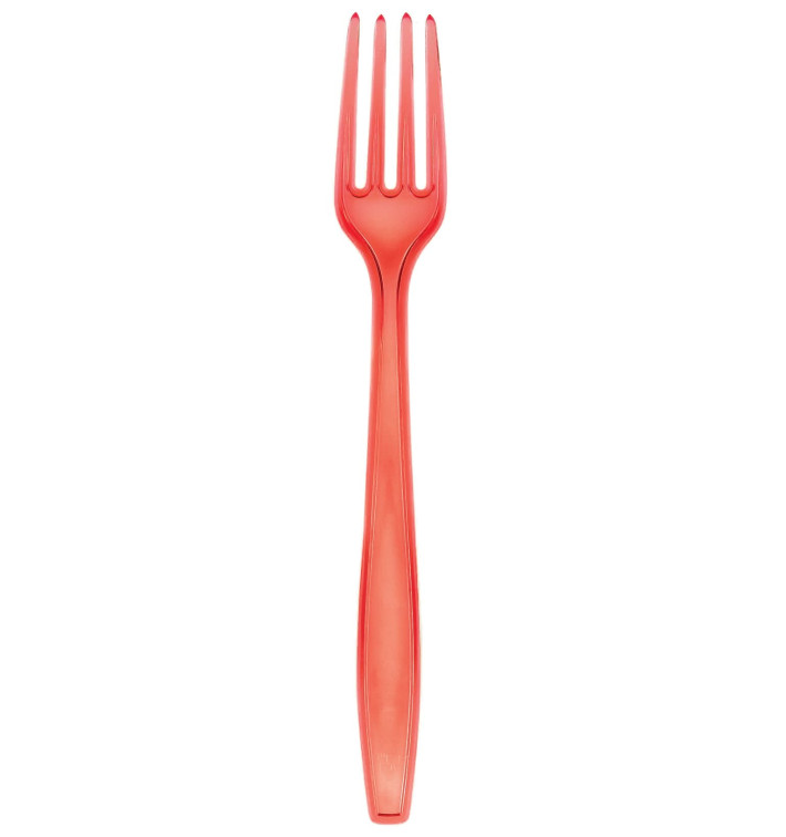 Plastikgabel PS Premium Rot 190mm (1000 Stück) Plastikgabel PS Premium Rot 190mm (1000 Stück)