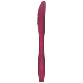 Plastikmesser PS Premium Bordeaux 190mm (50 Stück)