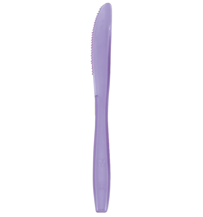 Plastikmesser PS Premium Flieder 190mm (50 Stück) Plastikmesser PS Premium Flieder 190mm (50 Stück)