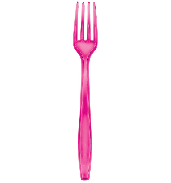 Plastikgabel PS Premium Fuchsie 190mm (1000 Stück) Plastikgabel PS Premium Fuchsie 190mm (1000 Stück)