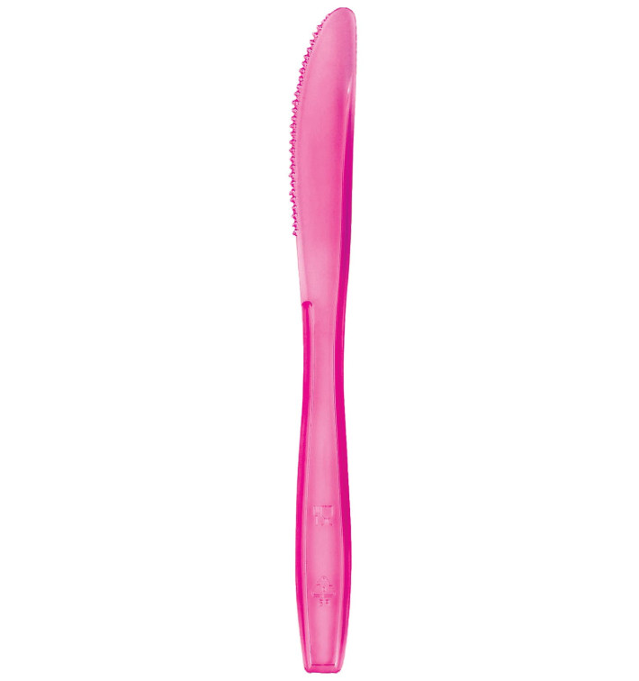 Plastikmesser PS Premium Fuchsie 190mm (1000 Stück) Plastikmesser PS Premium Fuchsie 190mm (1000 Stück)